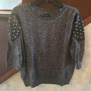 Small black studded sweater